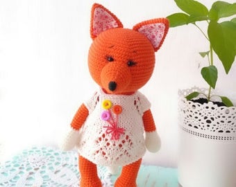 Crochet pattern amigurumi Fox