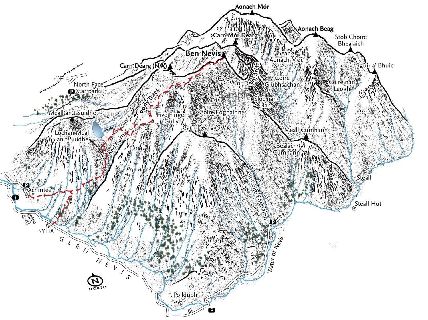 3D Map of Ben Nevis