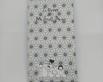 Protects family book "the book of my family" reasons Japanese gray