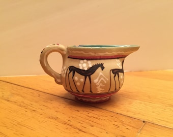 Authentic Vintage Deruta Pottery Pitcher/Creamer