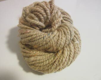 Hand Dyed and Spun Art Yarn, 2-ply, 2.5 oz, 48 yds