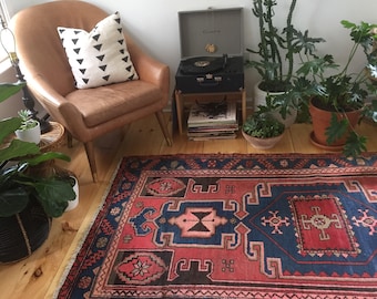 10% OFF USE CODE SAVE10 4'x7'3" Vintage Persian Rug