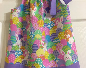 Girls Easter Sparkle Pillowcase Dress Size 2T