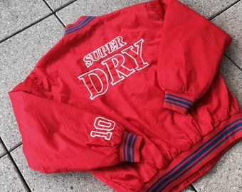 SUPER DRY #10 Windbreaker Jacket Big Logo Hip Hop Run Dmc Style große Saiz