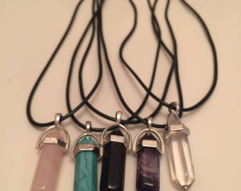Crystal Necklace, Quartz Necklace, Crystal Pendant, Amethyst Necklace, Crystal Healing, Pendant Necklace, yoga Necklace, Necklaces for women