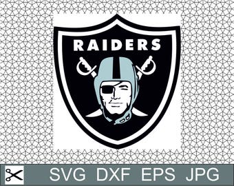 Oakland Raiders Layered SVG Dxf Eps Logo Vector File Silhouette Studio Cameo Cricut Design space Template Stencil Vinyl Decal Craft Tshirt