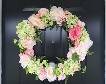 Spring Floral Wreath