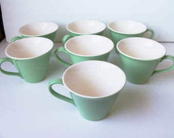 1950's 7 porcelain cups (#EV80)