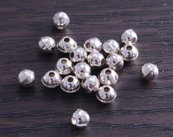 Sterling Silver Bench Made Beads 5mm (pack of 10 beads) DB4A Sterling Silver Bench Made Beads 5mm (pack of 10 beads) DB4A