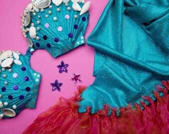 DIY Mermaid Costume Kit For 5