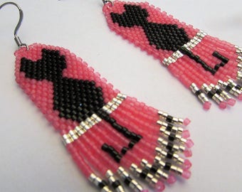 BO "Black Cat" woven in beads