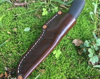 Leather Sheath - Mora Bushcraft Black