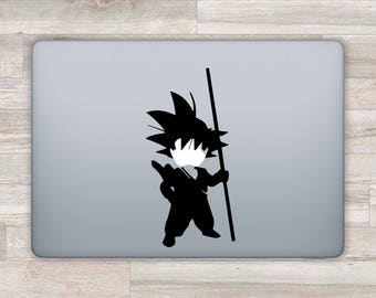 Anime MacBook Decal Goku MacBook Sticker MacBook Air MacBook Pro Retina Apple Logo Laptop Decal Laptop Sticker Hair Hairstyle Vinyl m1010