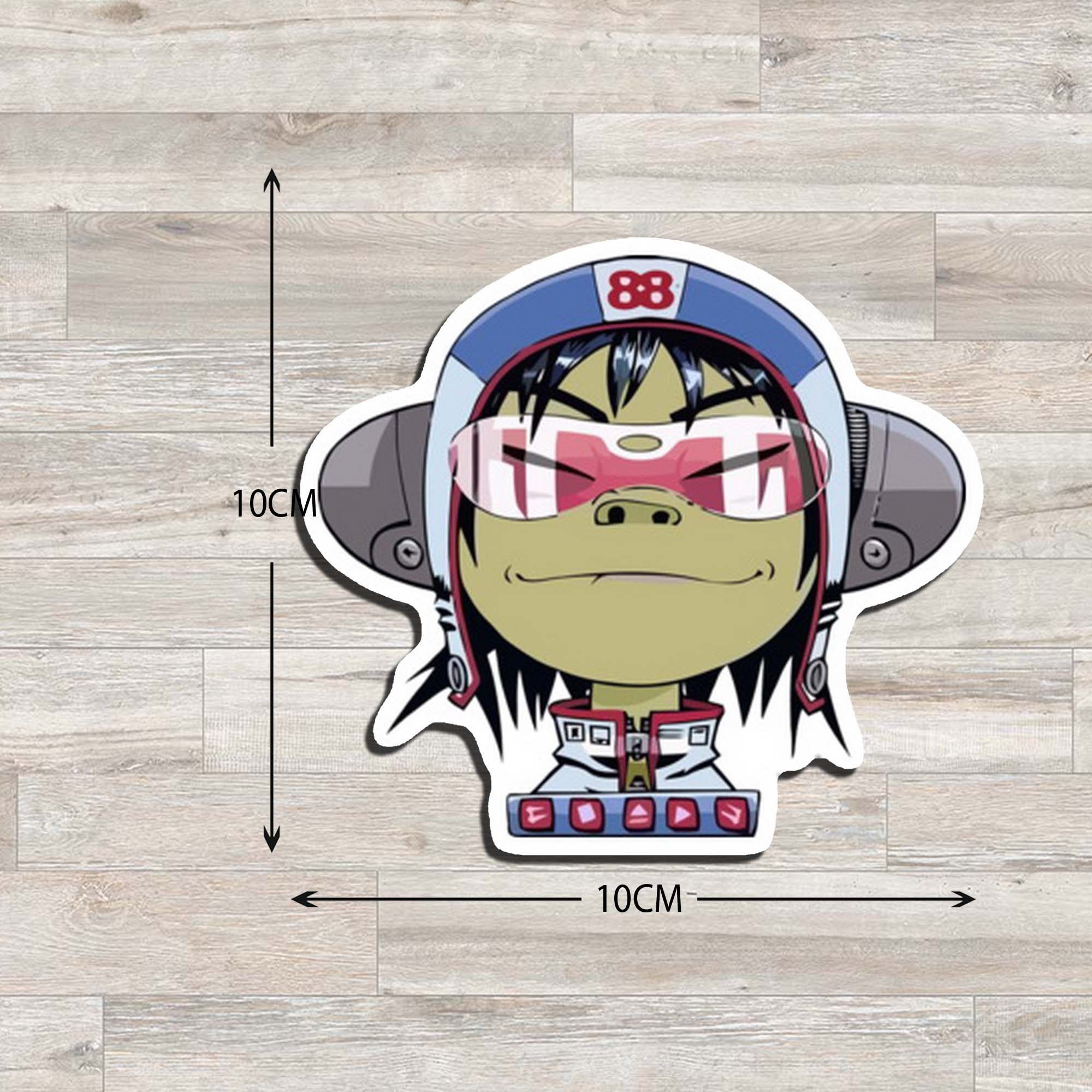Gorillaz Sticker Gorillaz Decal Car Decal Noodle Car Sticker