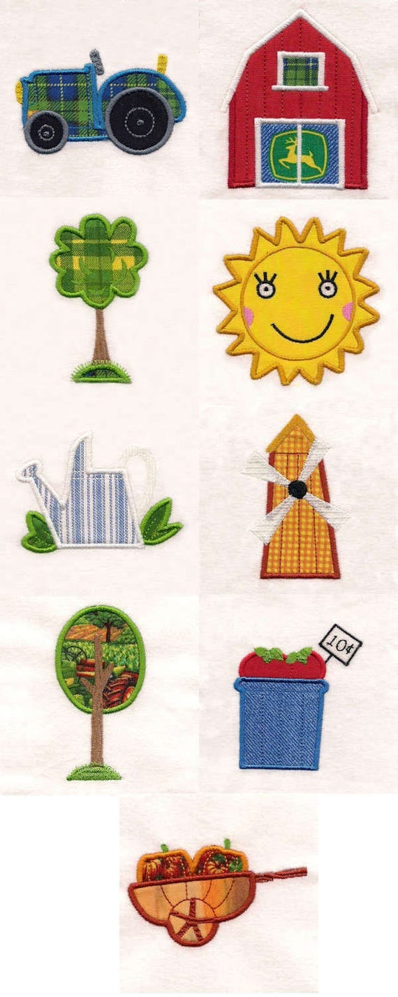 Farm embroidery design farm applique design farm embroidery Farm embroidery design farm applique design farm embroidery