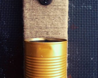 Bottle opener with collection tin