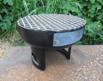 Handmade barbecue | BBQ | grill | outdoor cooking | firepit