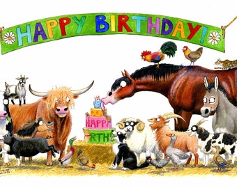 Happy Birthday Farm Animals Meme