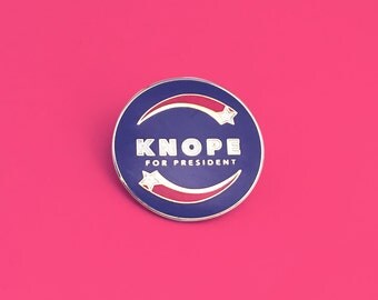 Lapel Pin Parks & Recreation; Knope For President