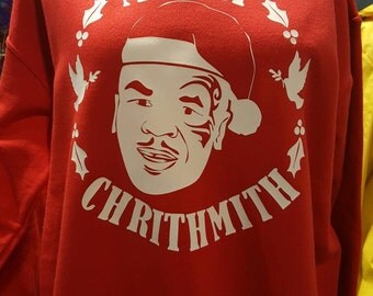 Mike Tyson Merry Christmas sweatshirt