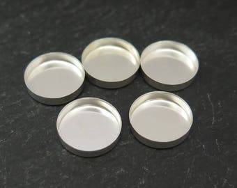 Sterling Silver 12mm Bezel Cup Setting (CG8256)