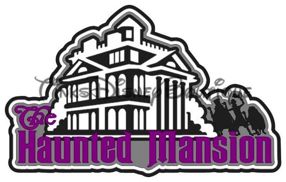 Disney SVG Haunted Mansion Title Disneyland Disney World