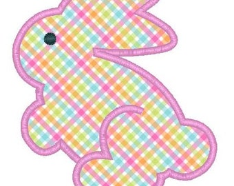 Bunny Machine Embroidery Applique Design