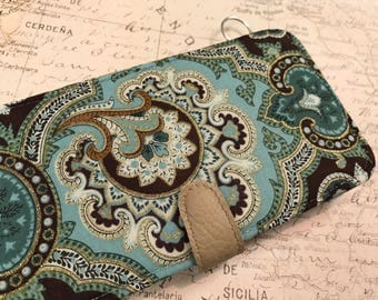 Damask Phone Wallet S8 S7 S6 S5 S4 S3 G6 G5 G4 G3 G2 J7 J5 J3 J1 A7 A5 A3 7 6 5 Galaxy Iphone LG