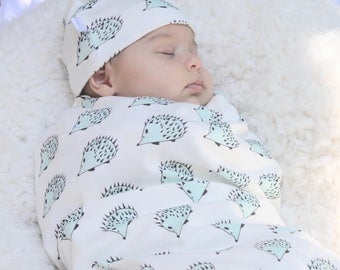 Swaddle blanket - Swaddle set - Swaddle set boy - swaddle set girl - Swaddle blanket set - Swaddle and hat set - baby swaddle blanket