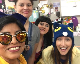 Made to order Pete the Cat inspired hat