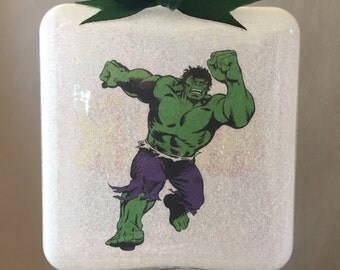 hulk decoupage ornament