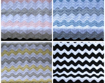 Chevron Baby Blanket, Choose Your Own Colors, Chevron Nursery Theme, Chevron Baby Shower Gift, Baby Gift, Gift for Baby, Chevron Decor