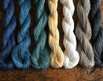 Flax Yarn, DK Weight, 50 Grams, Crochet, Knitting, Weaving