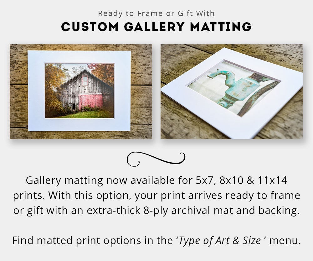 New Rustic Black and White Bathroom Print or Canvas Wrap