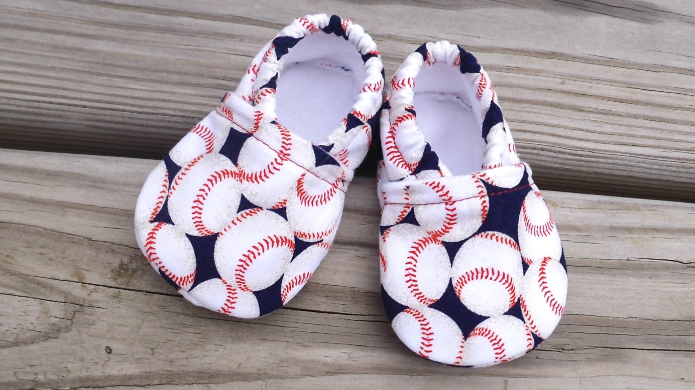 Baby Boy Baseball Shoes / Navy Blue