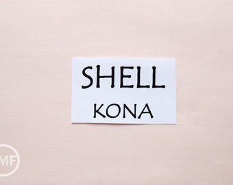 One Yard Shell Kona Cotton Solid Fabric from Robert Kaufman, K001-1271