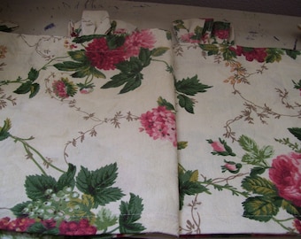 TWO WAVERLY Window Valances-Set of Two with Tab Tops