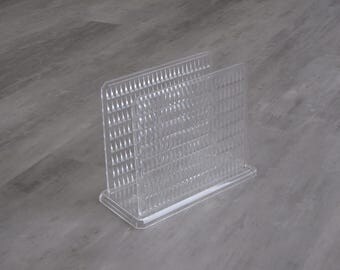 Vintage Clear Plastic Napkin Holder