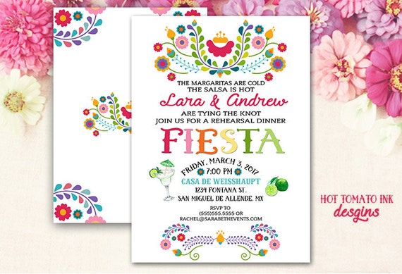 Fiesta Invitation Wording 10