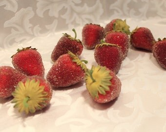 Fake Strawberries - Faux Fruit - Photo Shoots - Food Display