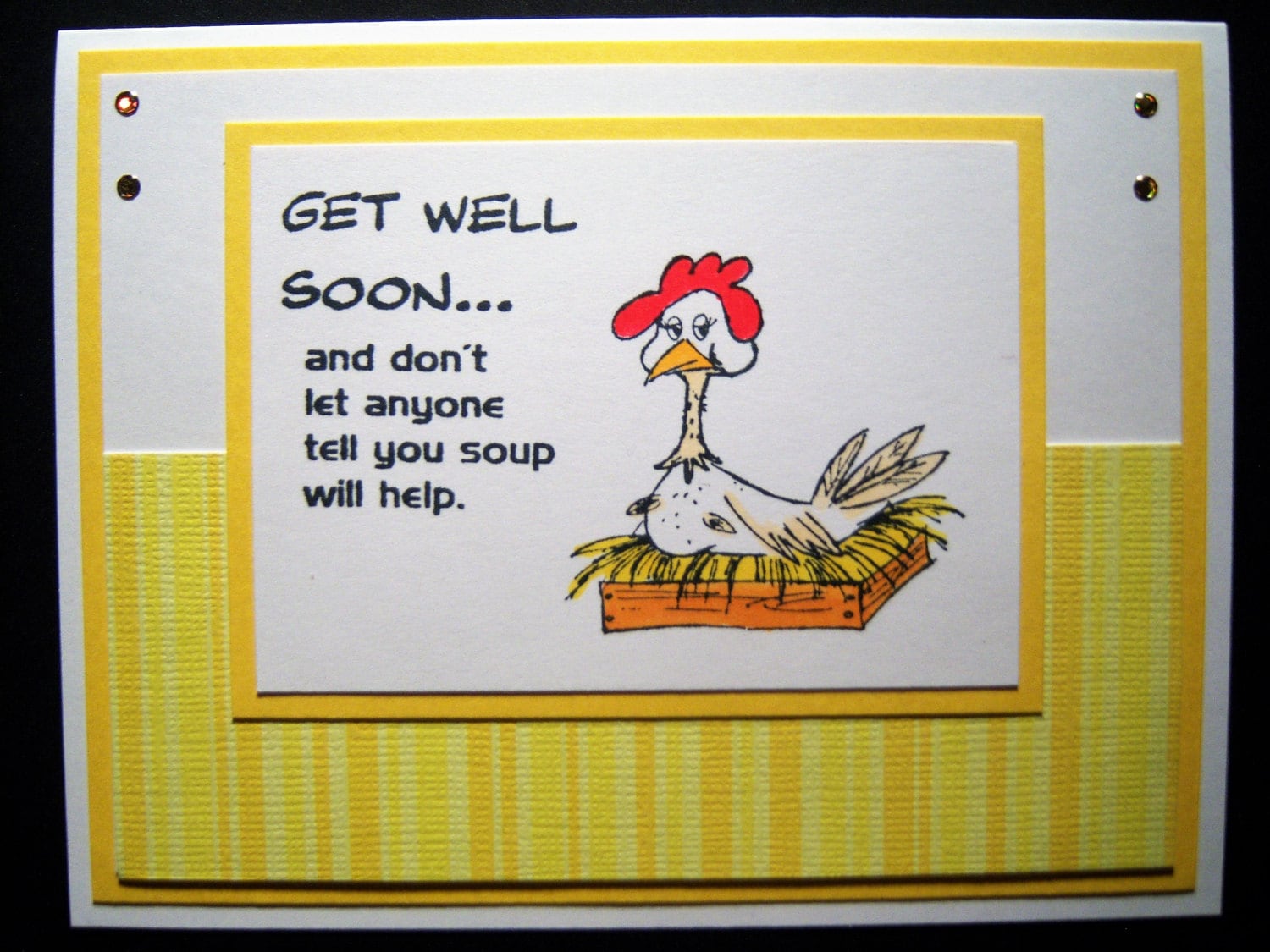 Chicken Soup Get Well Card 