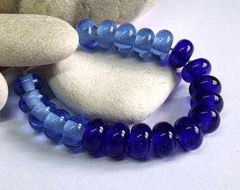 The Deep, Lampwork Spacer Beads, SRA, UK