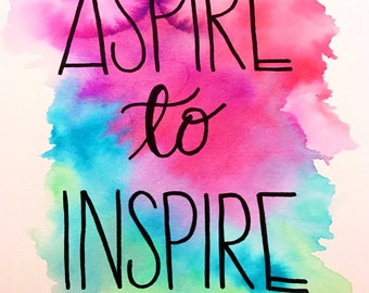 Aspire to inspire | Etsy