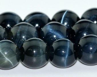 6MM Blue Tiger Eye Beads Grade AA Genuine Natural Gemstone Full Strand Round Loose Beads 15.5" BULK LOT 1,3,5,10 and 50 (100190-307)