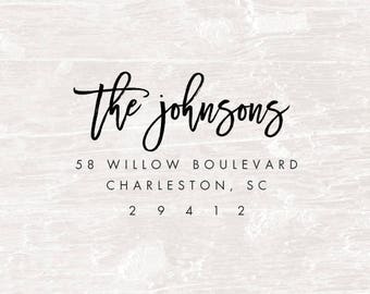 Self Inking Address Stamp, Custom Stamp, Address Stamper, Custom Rubber Stamp, Personalized Self Inking Wedding Stationery Stamper