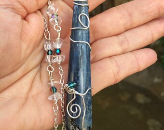 Sterling Silver Kyanite Necklace