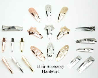 Hair Clips // Alligator Clips // 40mm Snap Clips // 50mm Snap Clips // Rose Gold Hair Clips // Gold Hair Clips // 20 DIY Hair Clip