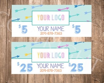 Pop up Party Spending Cash & Gift Certificates