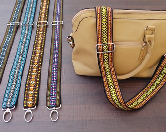 Guitar Strap Style Handbag Strap - AMBER Style - Adjustable Bag Strap, Suitasble for Handbags and Messenger Bags - FREE Expedited Shipment