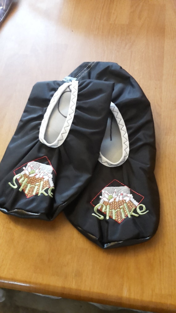 Custom bowling shoe covers Custom bowling shoe covers